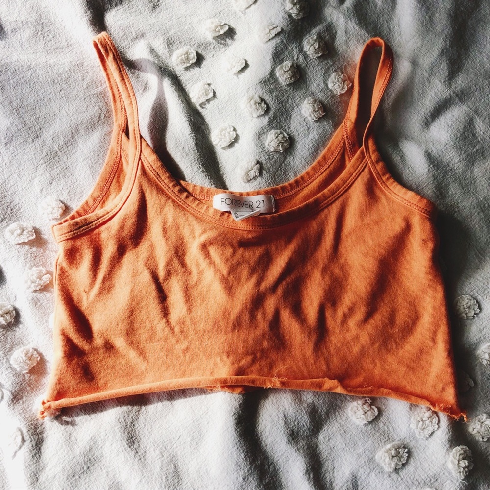 🌼 fraying crop top 🌼